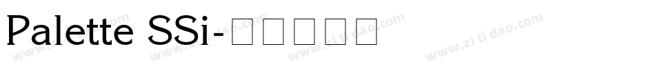 Palette SSi字体转换
